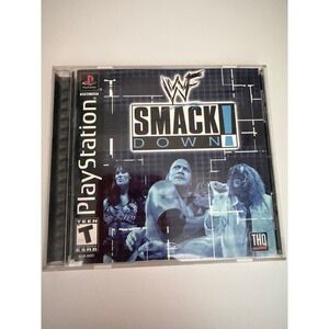 WWF SmackDown PS1 Sony PlayStation 1 CIB Complete with Manual